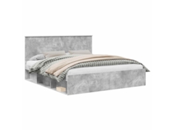 Estrutura da Cama com Cabeceira Concreto 180 X 200 Cm MAISON EXCLUSIVE
