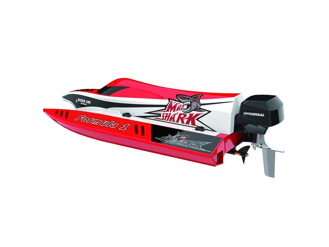 Sem Bateria e Carregadorrc Hobbyworld E1 8205v2 Shark V2 2.4g Barco Rc Elétrico Brushless Abs 443mm Rtr Modelos Brinquedos MDUG