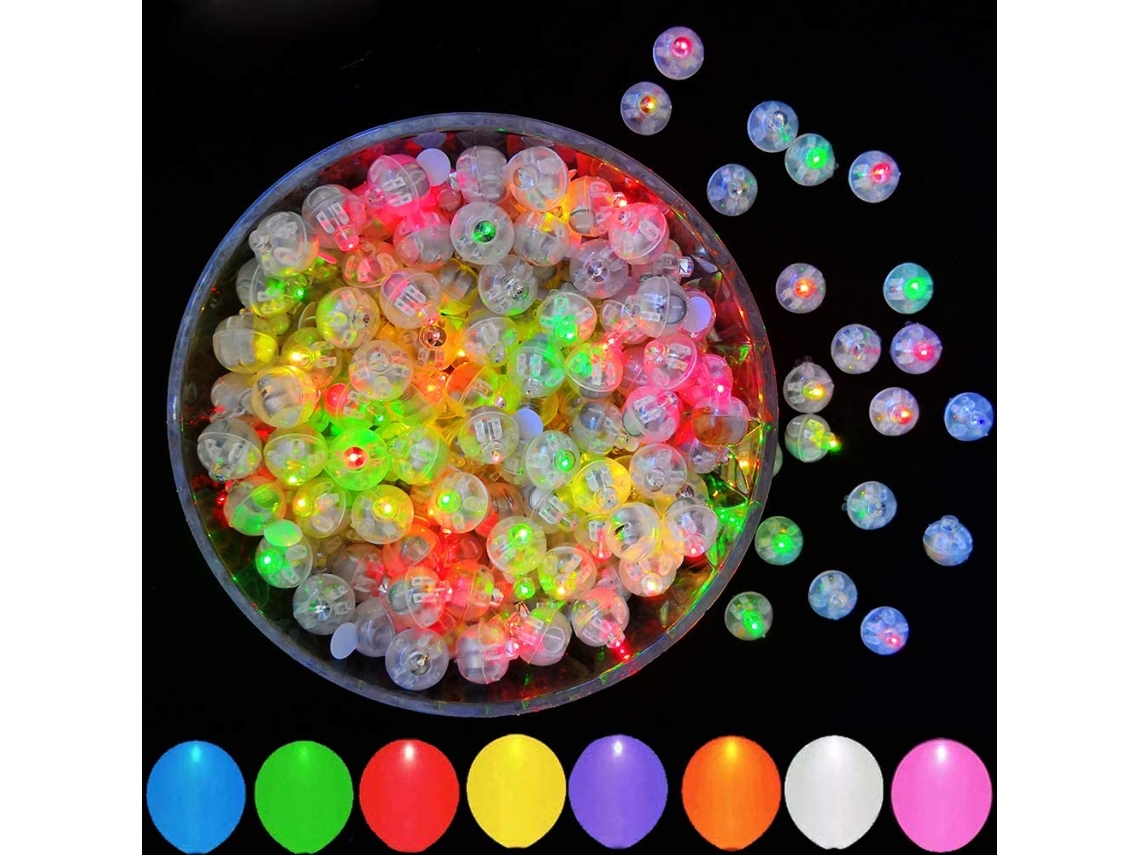 Luminárias de Balão Multicoloridas Jjgoo Led Mini para Festas e Casamentos NEVEANCE