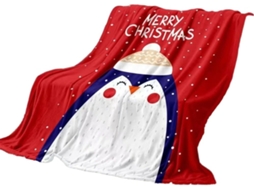 Manta de Flanela Estampada Natal e Halloween Syjym para Crianças Ideal Lazer Presentear nas Festas Fim Ano, Ma