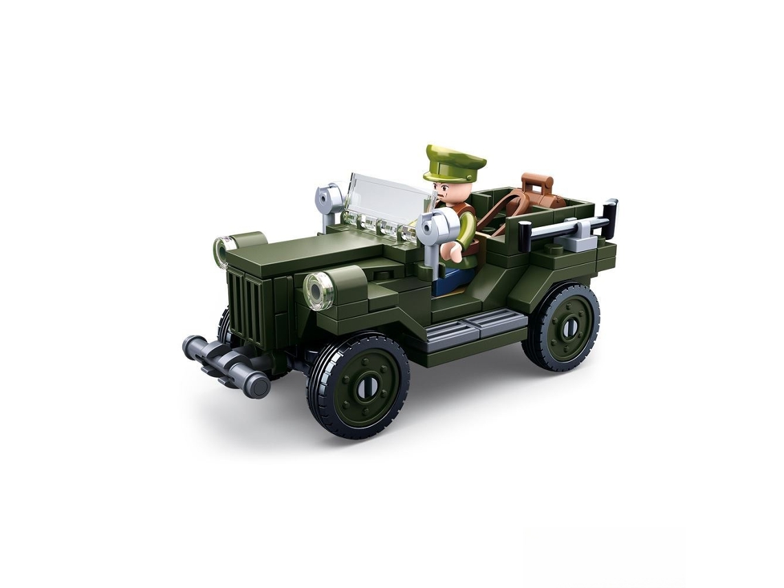 Veículo Militar Sluban Ww2 M38-b0682
