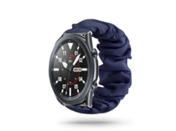 Bracelete Garmin Forerunner 645 Pulseira Scrunchie Azul