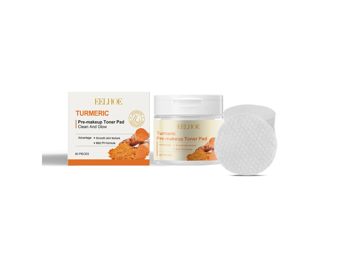 Algodão Hidratante Pré maquiagem Côco Turmeric