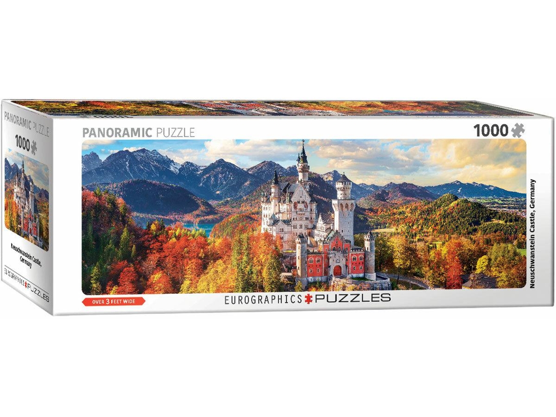 Puzzle 1000 Pcs Panoramic Neuschwanstein no Outono Eurographics