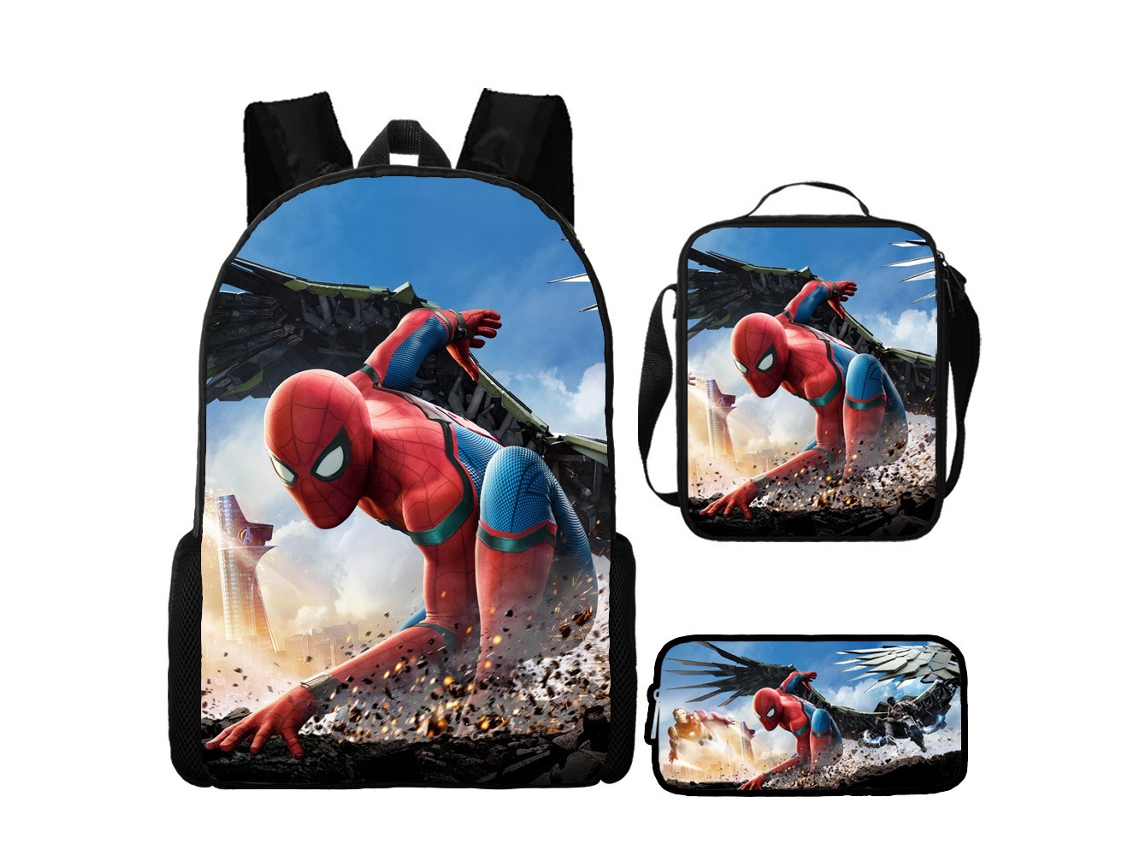 Conjunto Mochila Escolar 3 Peças, Masculina, Aulas