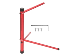 Suporte para bicicleta Enlee para estacionamento, armazenamento e reparo, vermelho