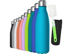Garrafa de água de aço inox 500ml, isolamento a vácuo, marca S/MARCA