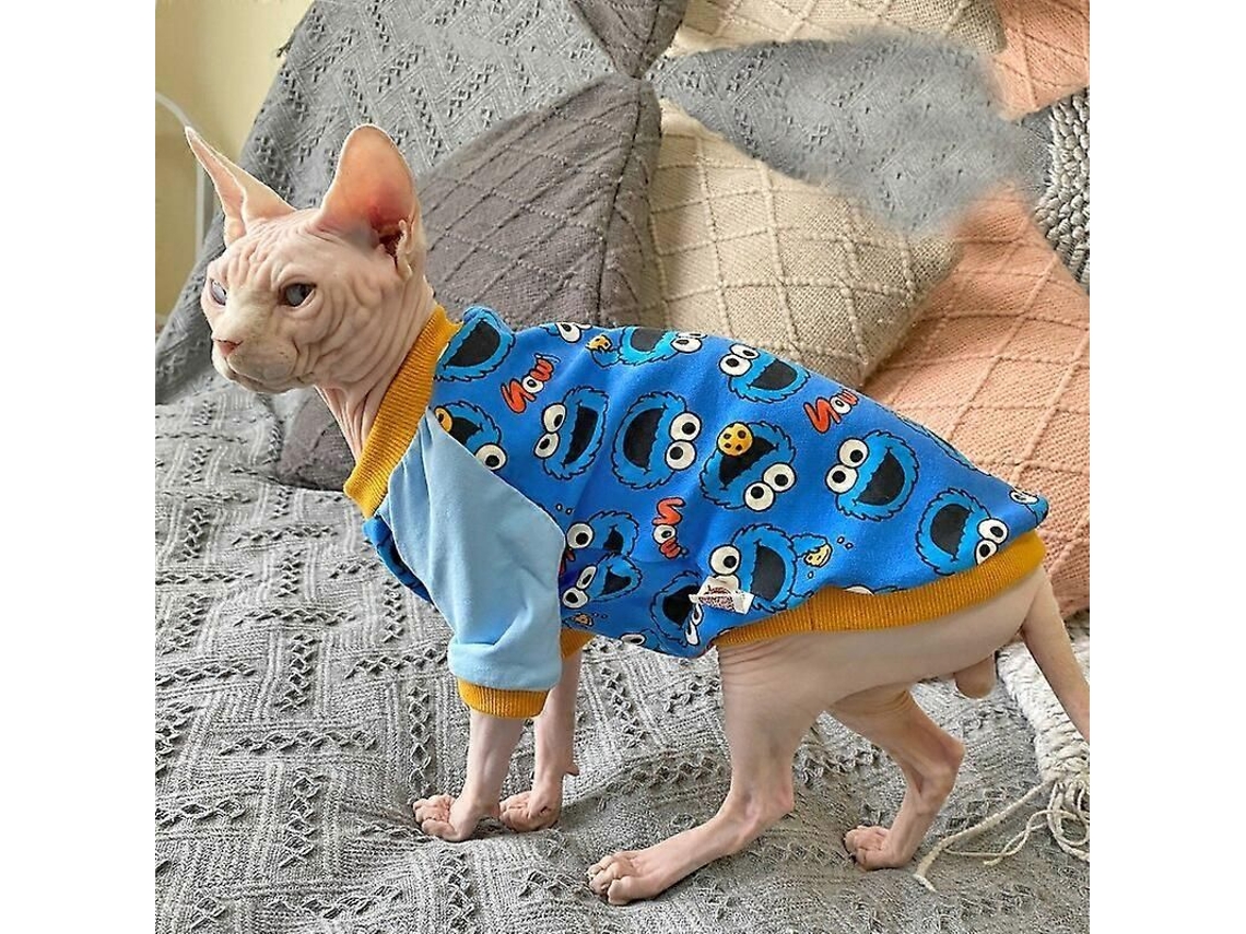 Roupas para Gato Sphynx Devon, Macacão Quente, Tamanhos XS-XXL, Estilo 2