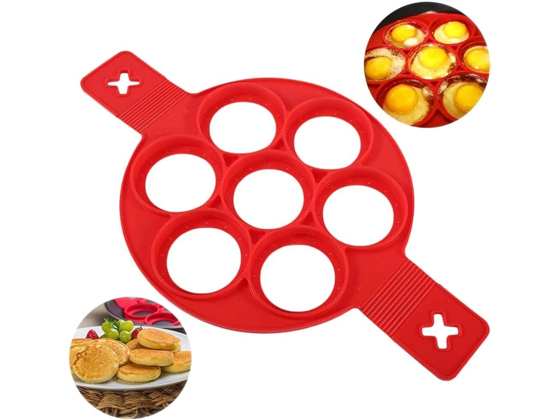 Forma De Silicone Para Omelete, Forma De Silicone Antiaderente Para Panquecas, Forma Para Virar Ovos