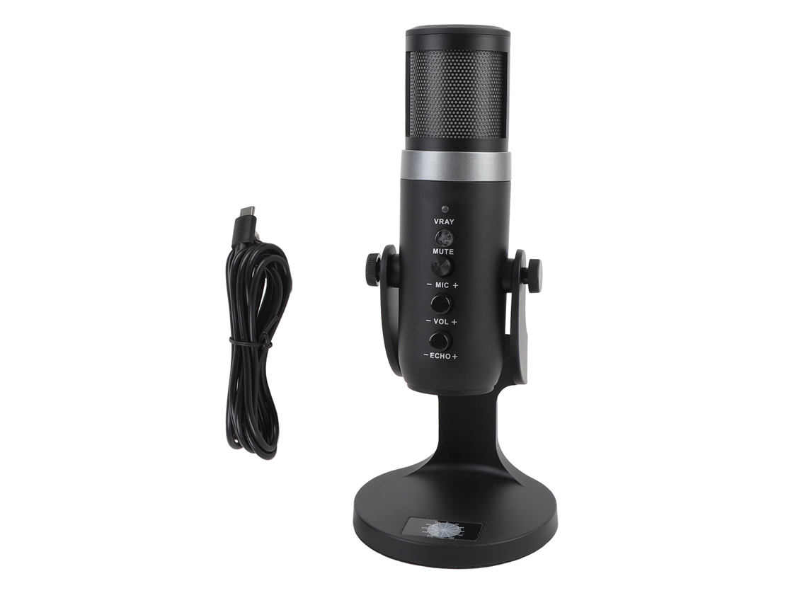 Microfone Gamer Usb Para Pc, Microfone Condensador Usb Para Streaming Em Computador