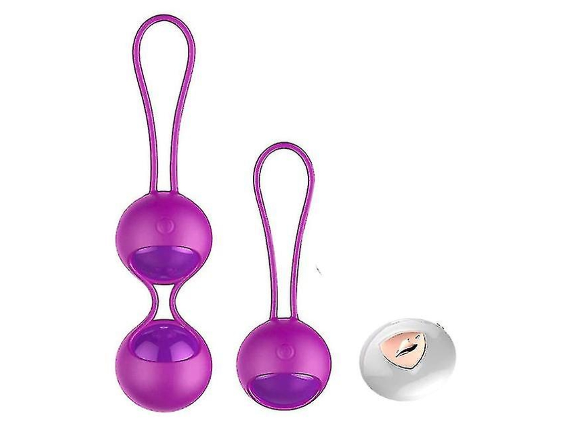 Bolas Remotas Kegel, Pesos De Exercício Para Mulheres, Exercitador De Assoalho Pélvico, Carregamento Usb (roxo)