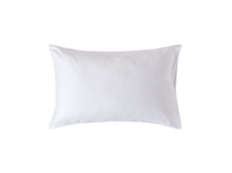 Homescapes White Organic Cotton Housewife Pillowcase 400 Tc