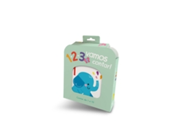 Livro 1-2-3 Vamos Contar - Elefante - Verde de Yoyo Studios (Português)