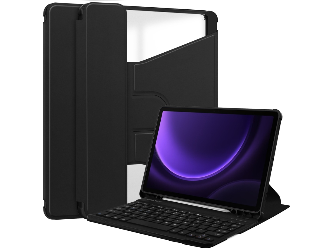 Capa Teclado Para Samsung Galaxy Tab S9 Fe 11 Polegadas, Preta Gertiz
