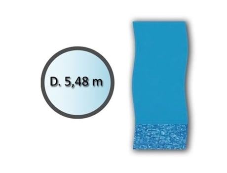 Forro Espiral de Formato Redondo D.5.48M Para Piscinas Acima Do Solo Li1848Sb SWIMLINE