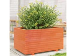 Vidaxl Vaso/floreira De Jardim 90x60x49,5 Cm Pinho Maciço Castanho Mel