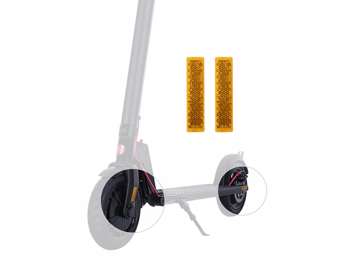 Refletor Amarelo Com Acabamento Lateral Original Wispeed T850