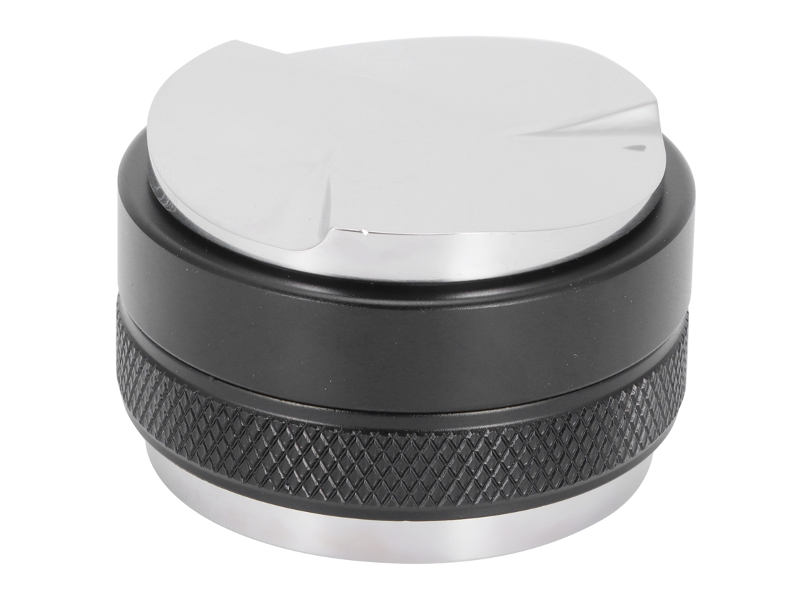 Espremedor de Café Ajustável 51mm com Distribuidor Nívelador de Pó Preto