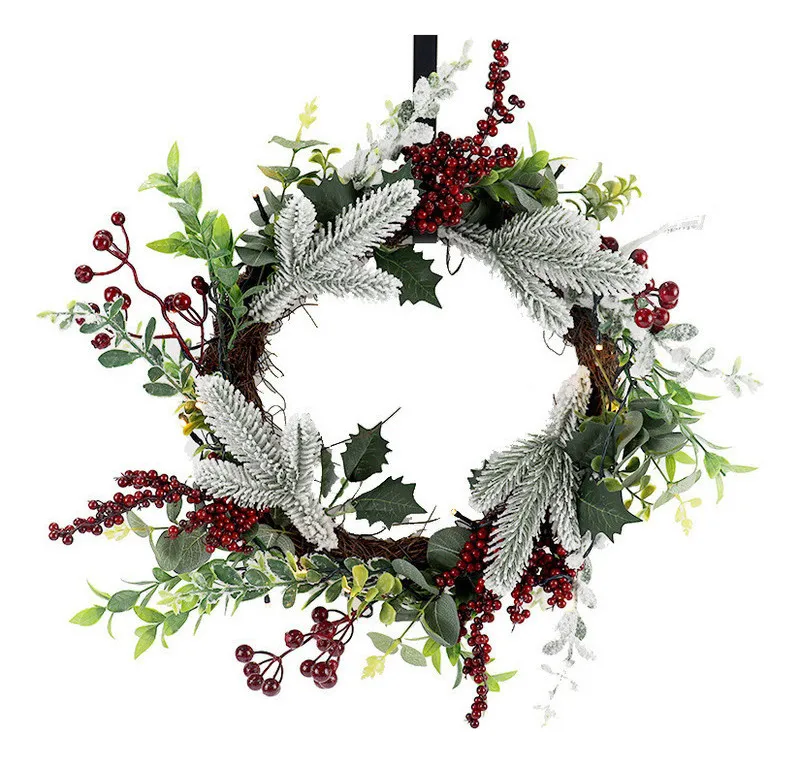 Novos Enfeites De Guirlanda De Natal Simulam Frutas Vermelhas.vayotoy