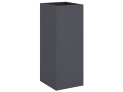 Planter, Planters Vidaxl Antracite Aço (32 X 29 X 75 Cm)