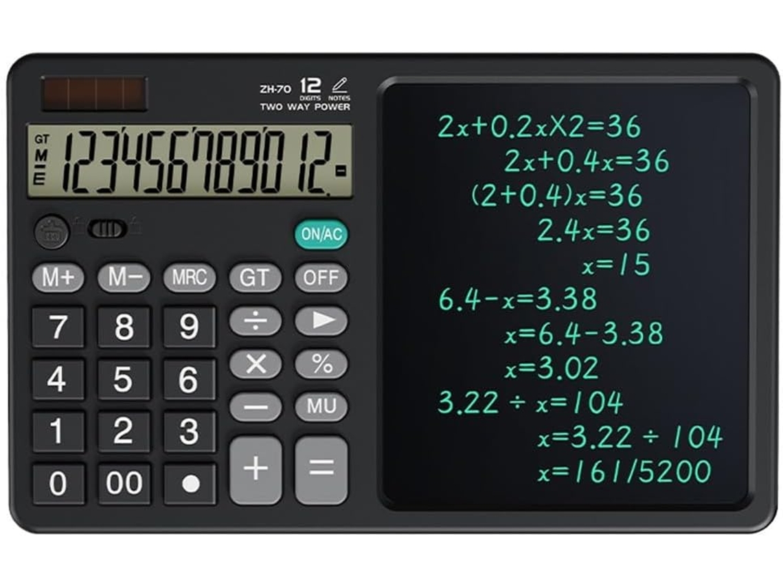 Calculadora Com Bloco De Notas Digital Para Escrita À Mão E Cálculos
