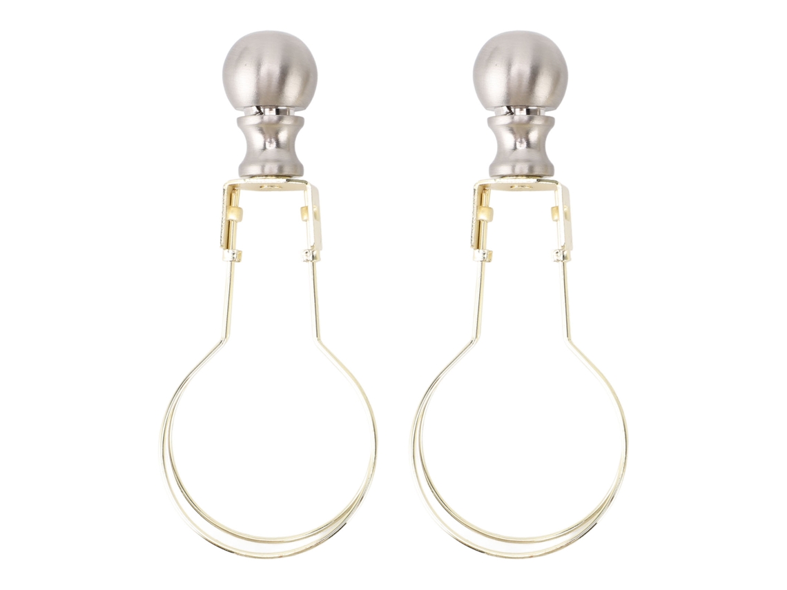 2026 2pcs Adaptador de Clip para Lámpara Bombilla Porta Abatimiento de Metal Moderno Estilo Oro para Sala Dormitorio