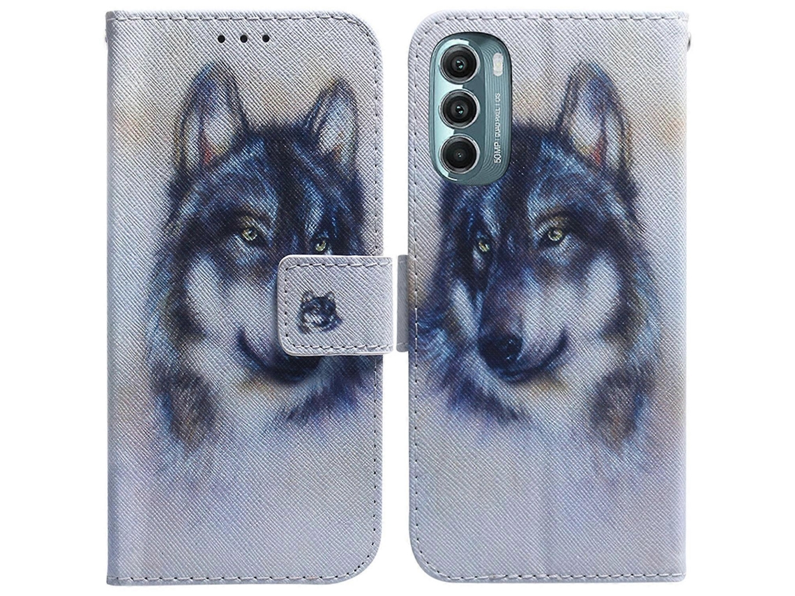 Capa De Celular Em Couro Com Desenho Colorido Para Motorola Moto G Stylus 5g 2022