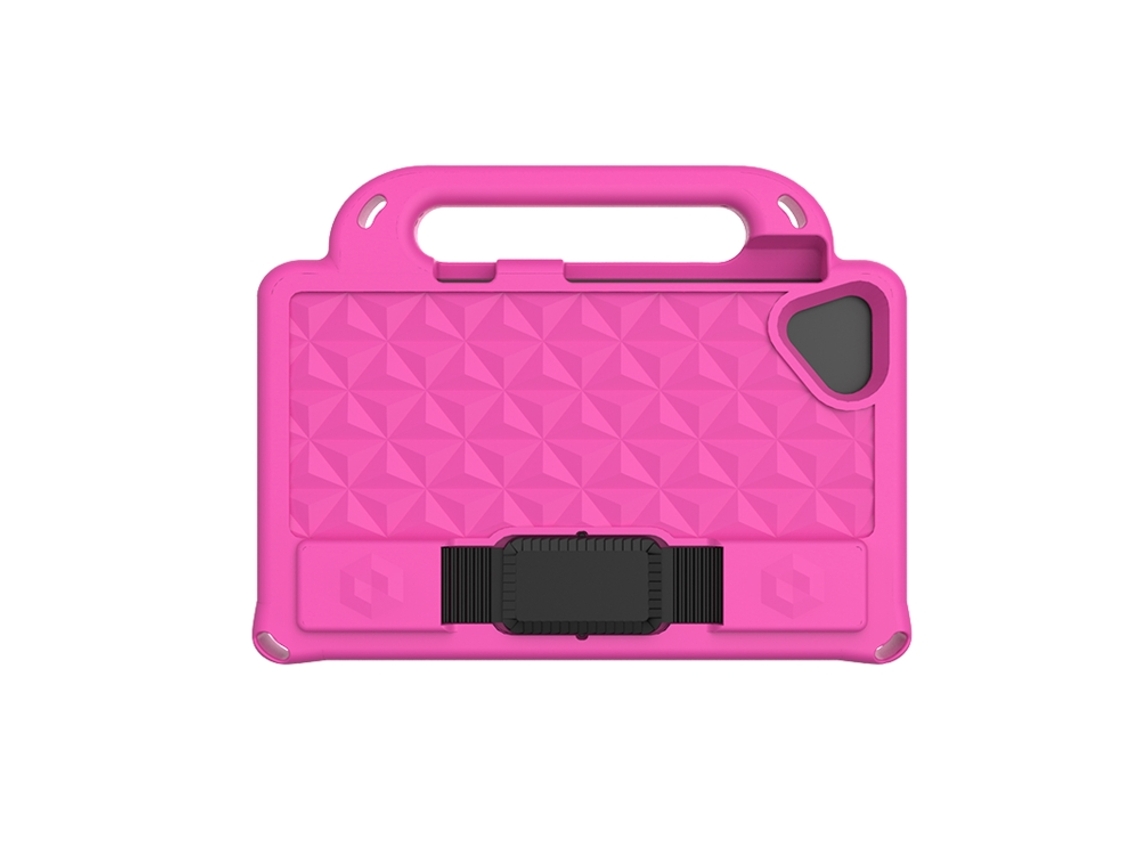 Capa Eva Portátil Série Diamond Halinuia, Casca Plana Anti‑queda Com Suporte E Alça Para Huawei Mediapad M5 Lite 8.4 Polegadas