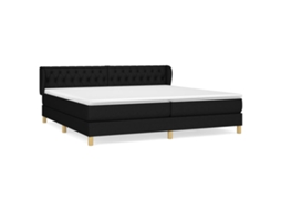 Box Spring Bed, Box Spring Beds Vidaxl Preto Tecido (200 X 200 Cm)