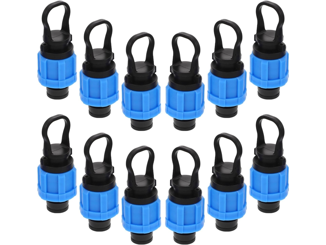 Conjunto De 12 Peças Acessórios Conexão Encaixe Em Plástico Sólido 16