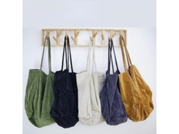 Bolsa Tote de Pana para Mulher com Grande Capacidade e Bolsinho Interno (S/MARCA)