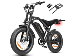 Moto Elétrica - ESKUTE V202 - 250w 48v20.8ah 20x4 Travões Mecânicos Acessórios Preto