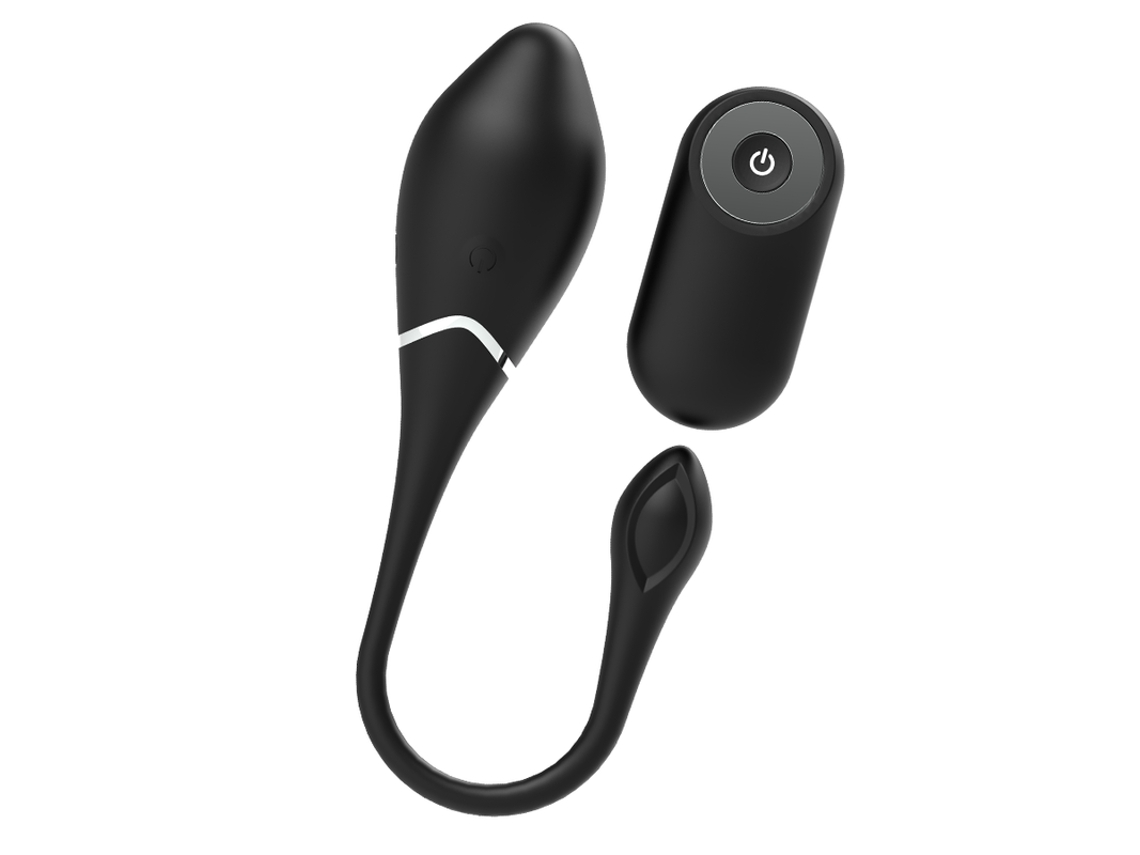 Blacksilver Jenell Rechargeable Vibrating Egg Stimulator
