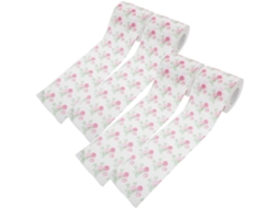 Papel Higiênico Com Estampa Floral, 4 Rolos, Colorido E , Para Cuidados Com A Pele Sensível, E Viage Gokoco