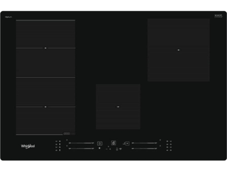 Placa de Indução WHIRLPOOL WF S5077 NE IXL (Elétrica - 77 cm - Preto)