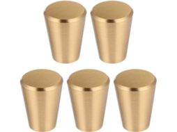 Homoyoyo Conjunto De 5-puxadores Modernos E Simples Em Cobre Maciço, Fáceis De Instalar, Para Gavetas E Armários