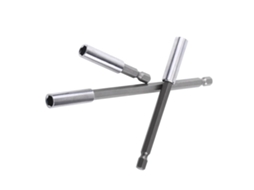 Laxiscreed Extensão Para Carril De Chaves Elétricas Com Ponta Magnética E Bits 1/4”