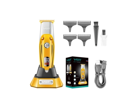 Suporte para aparador de barba profissional recarregável sem fio V-277