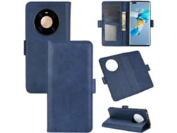 Capa Cartões Função para Huawei Mate 40 Pro HONGWE. Azul
