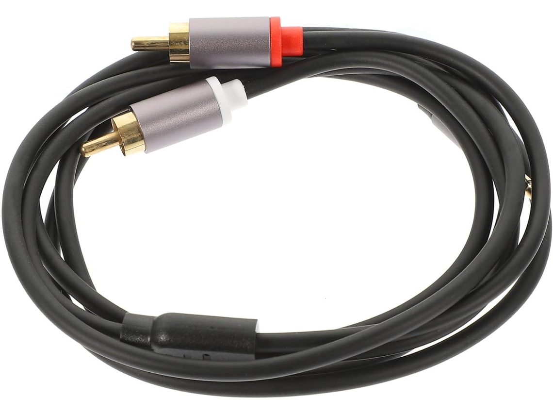 Cabo De Áudio Duplo Compatível Com Pc E Celular, Flexível Com Conector P2 (ou P2).