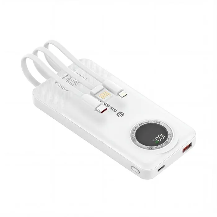 Bateria Externa - Sikenai - Power Bank De 10000mah 120w Para Telemóvel - Carregamento Rápido Com Protocolo Completo