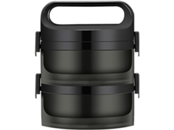 Lancheira Bento Ciieeo Em Aço Inoxidável Com Isolamento Térmico E Ventilação, Portátil, Ideal Para Escola E Camping, Com