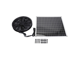 Ventilador Solar Resistente À Água E De Alta Velocidade