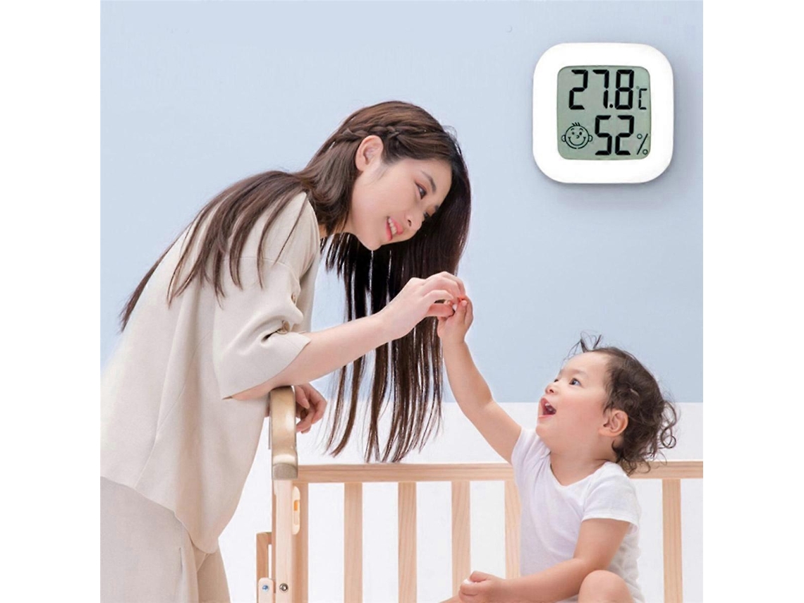 Mini Termômetro E Higrômetro Digital Lcd Com Sensor Para Medir Temperatura E Umidade Em Ambientes Internos. Nostalgia88
