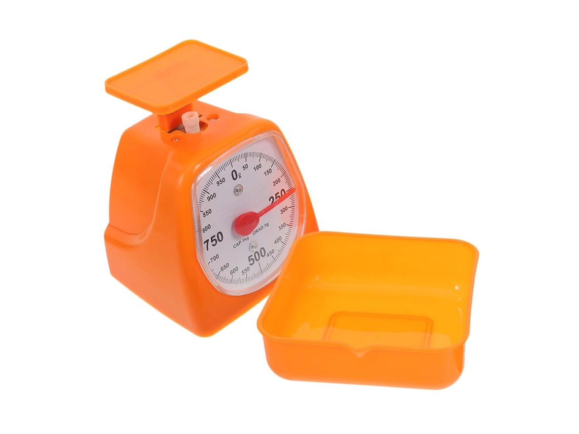 Balança De Cozinha Com Mostrador Fixo, Capacidade De 1kg, Pesagem Precisa, Feita De Plástico Durável E Reutilizável