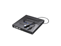 Gravador De Cd Dvd Externo Gravador De Cd E Dvd Player Tipo C/usb 3.0 Unidade De Cd Dvd Externa Para Pc Laptop Windows 11/10/8/7 Preto Slowmoose