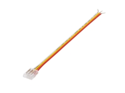 Conector com cabo para fita de LED CCT 24 V DC COB IP20 largura 10 mm 10 mm