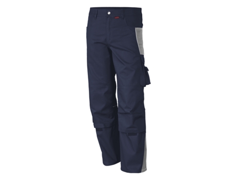 Calças de Trabalho QUALITEX WORKWEAR Pro Tecido Misturado (Azul e Cinzento - Tam: 54)