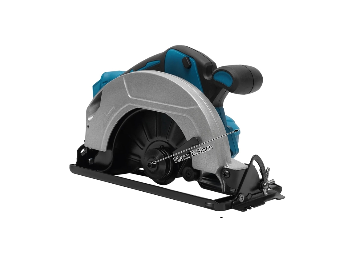 Serra Circular OEM com Motor de Alta Potência e Ângulo de Corte Versátil, Azul