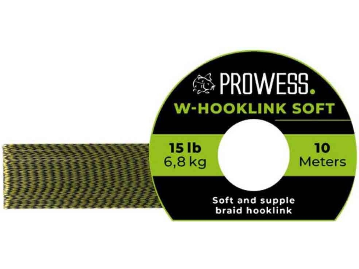 Linha de Pesca trançada PROWESS W-Hooklink Soft Verde (10 m)